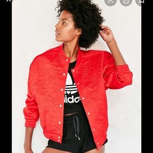 Adidas 70’s Floral Jacquard Bomber Jacket